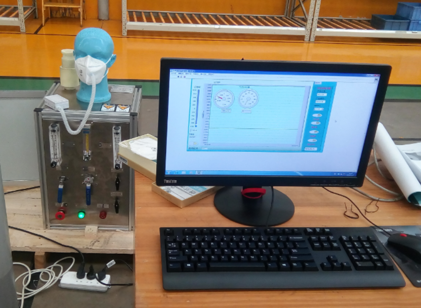 口罩吸氣阻力、呼吸阻力測試臺|防護口罩呼吸阻力檢測儀