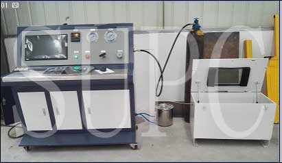 電機(jī)殼體冷卻水管水壓密封測(cè)試臺(tái)-冷卻水管密封性測(cè)試臺(tái)